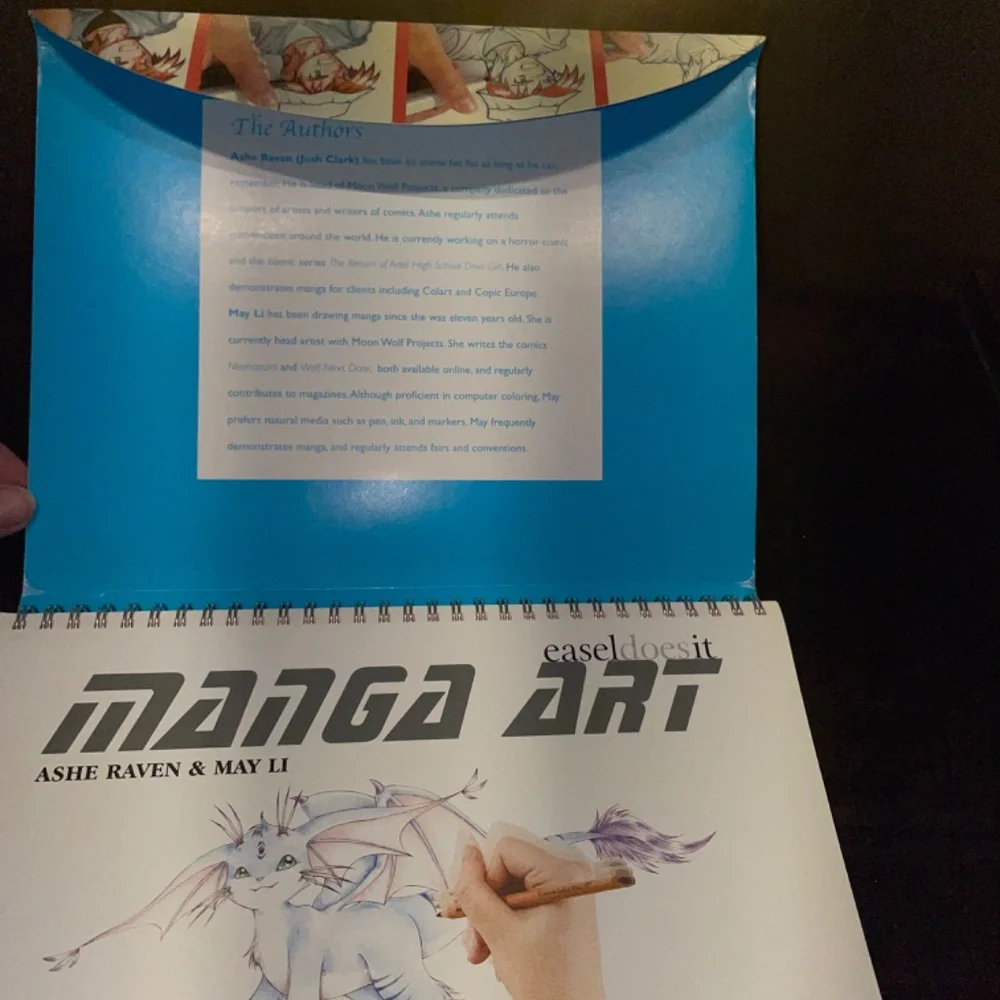 Manga Art Easel Does It Spiral bound Paperback Book Ashe Raven May‎ Li Drawing